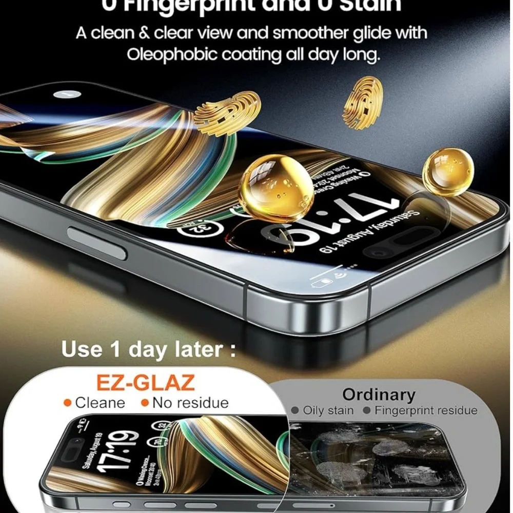 4 Screen Protectors I-Phone 16 Pro Max